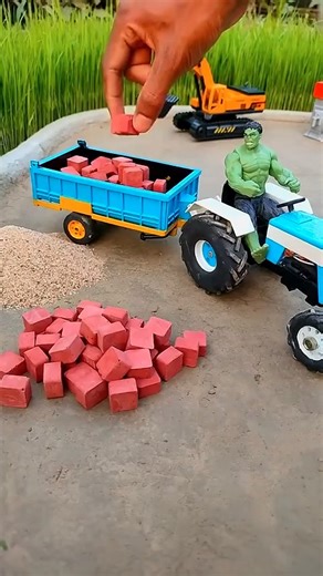 57K views · 550 reactions | diy mini tractor trolley brick loding #diytractor #supermandriver #brickloading #loadingtractorbricks #kidsfunvideo #minitractor #diy | CAR TOYS KIDS | Facebook