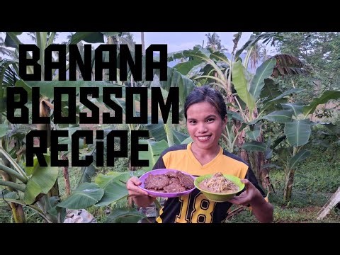 We picked Banana heart/blossom My 2 way of cooking banana blossom for dinner #cooking #philippines