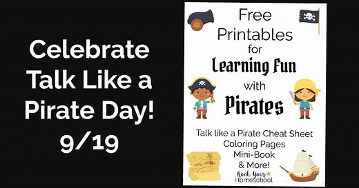 Free Printables for Learning Fun with Pirates - Rock Your Homeschool
