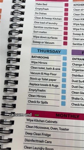 Amazing Cleaning Planner for Perfect Organization