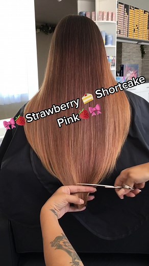 Strawberry Shortcake Pink Hair Transformation