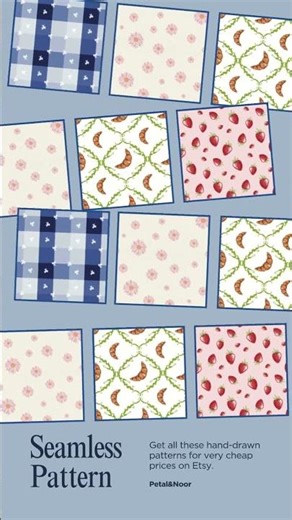 Seamless Geometric Floral Victorian Patterns #digitalart #surfacedesigner #fyppp