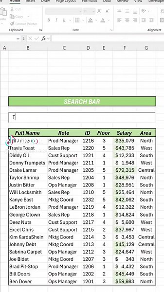 How to Create a Search Bar in Excel: Tips and Tricks