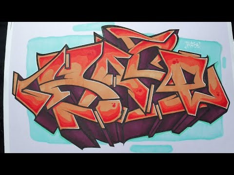 ROSE - How to do graffiti sketch