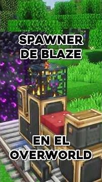 OBTENER SPAWNER de BLAZE con CREATE MOD #minecraft #createmod #minecrafttutorial #aviones #mods