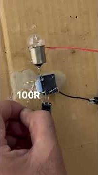 Flickering lights using relay #circuit #experiment #scienceexperiment #electronic #diy