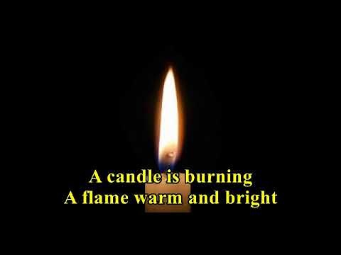 201129 1st Hymn 'A Candle is Burning' v1 1st Advent candle lighting