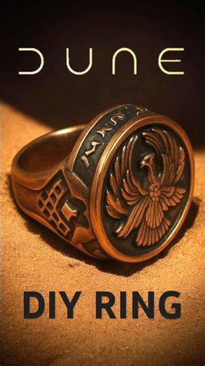 I Forged Paul Muad’Dib’s Ring… (DUNE) #foundry #casting #dune