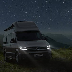 144K views · 180 reactions | Get your first glimpse inside the new Volkswagen Grand California. Explore its modern living space, separate bathroom and clever design touches up close at the Camping and Motorhome Show. | Volkswagen Commercial Vehicles UK | Facebook