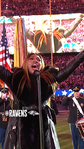 Baltimore Ravens on Instagram: "A memorable National Anthem performance from @gabbysamonemusic before SNF kickoff."