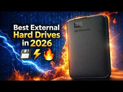 Top 5 Best External Hard Drives in 2026 💾⚡| Fast & Reliable Storage