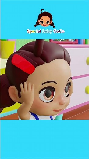 🦶 Head Shoulders Knees & Toes 👅 | Nursery Rhymes & Kids Songs | Little Wave Songs - Baby Coco