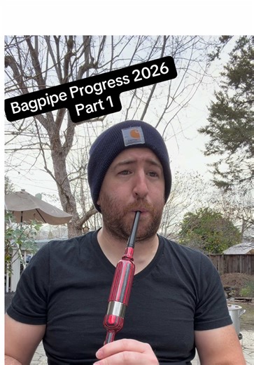 Documenting my bagpipe progress in 2026 - Part 1 This month I’m working on a new tune called Kesh Jig, hoping to have it fully on the bagpipes by the end of the month! #bagpipes #traditionalmusic #musicjourney #musictok #practicemakesprogress