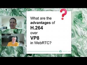 What are the advantages of H.264 over VP8 in WebRTC?