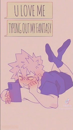 Bakugo and deku texting