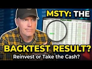 Chasing 50% Yield Has a Cost — MSTY Backtest