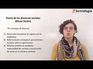 30- Semiología: Discursos sociales. Parte 1