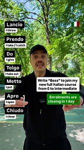 I just launched my complete Italian course 🎉 — it takes you step by step from zero to intermediate (B1). Perfect if you want to finally master grammar, structure, and conversation at your own pace. ⚡️It’s available only for 2 days — don’t miss it! | The Italian Language Boss