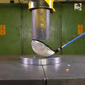 2.2M views · 2K reactions | Hydraulic Press vs. GOLF Driver Club | Hydraulic press channel | Facebook