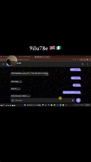 Ibrahim || Software Engineer 🇬🇧🇳🇬 on Instagram: "What can you do with 50 lines of code? I built a Telegram bot that actually works. Stack used: • Python • Telegram Bot API • dotenv • Minimal logic Small code. Real results. #PythonDev #TelegramBot #DevLife #Coding #fyp"