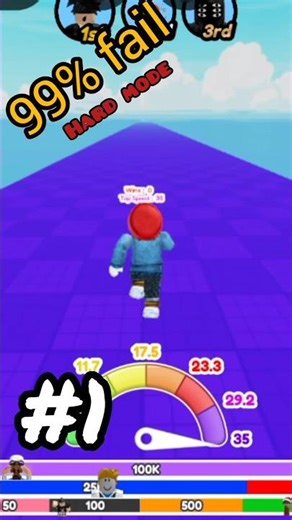 Roblox Hard Race challenge #1 #challenge