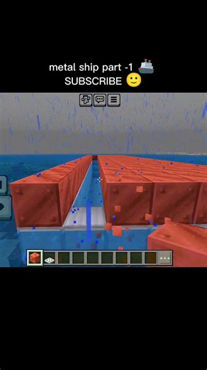 metal ship 🚢 part-1 #minecraftlivehind #gamingshorts #minecraftgameplay #minecraft