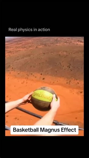 knowledge on Instagram: "The Magnus effect occurs when a spinning object moves through a fluid like air or water, causing it to experience a force perpendicular to its direction of motion. The spin drags the fluid around the object, creating a difference in pressure on opposite sides—lower pressure where the spin adds to the fluid flow and higher pressure where it opposes it. This pressure difference generates a sideways force that curves the object’s trajectory. Common examples include a soccer