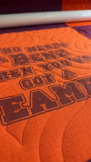 Quilting on the Janome QMP20 in the store today!💃🕺 #tshirtquilt #quilting #sewing #qlcfamily | Quilts Like Crazy