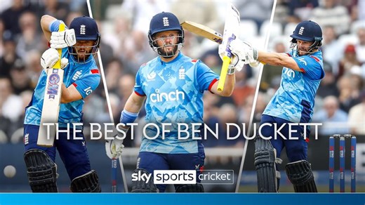 England's destructive Ben Duckett hammers 95 against Australia in the 1st ODI