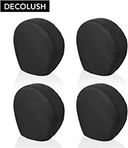 Tire Covers 4 Pack Set - Tough Tire Wheel Cover for Truck, SUV, Trailer, Spare Tire Cover, RV Universal (2XL (Fits Tire Diameters Fit 36"-39"), Black tire Cover(4PCS))