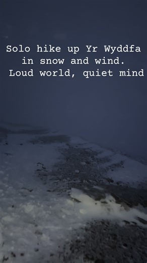 Solo Climb of Yr Wyddfa in Winter Conditions