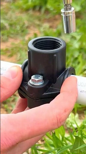 Clamp-On Saddle Valve for Quick Water Tap Installation #diy #tips #lifehacks