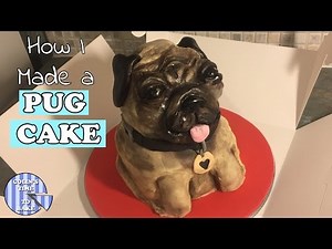Pug Cake | How I made a birthday cake.