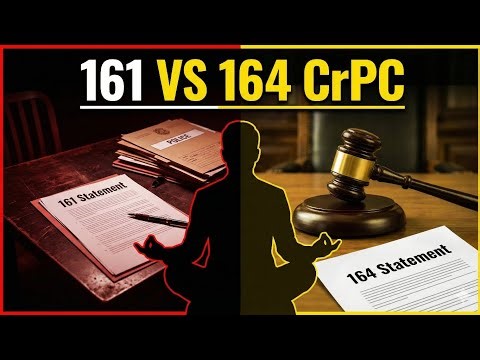 161 vs 164 CrPC | Police Statement vs Magistrate Statement | Complete Legal Guide