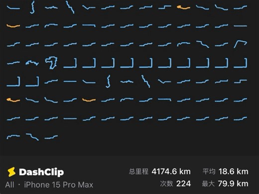 Apple Watch 也能生成这种轨迹卡片了