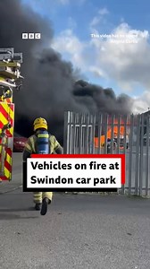 144K views · 297 reactions | A large plume of black smoke has been visible across Swindon as fire crews deal with vehicles on fire in a car park. Dorset & Wiltshire Fire and Rescue Service said it was called to the incident off Bridge End Road in Swindon at about 12:18 GMT, and that two vans and a car were "well alight". | BBC Wiltshire | Facebook