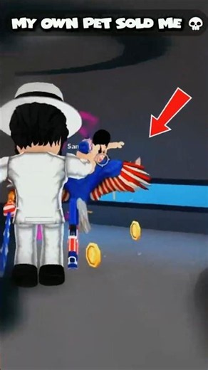 My Own PET Sold Me in MM2 💀 #Roblox