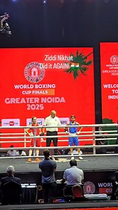 16K views · 1.6K reactions | SHE DID IT AGAIN! ZIDDI NIKHAT Into the Finals 壘 | Boxing Federation of India | Facebook