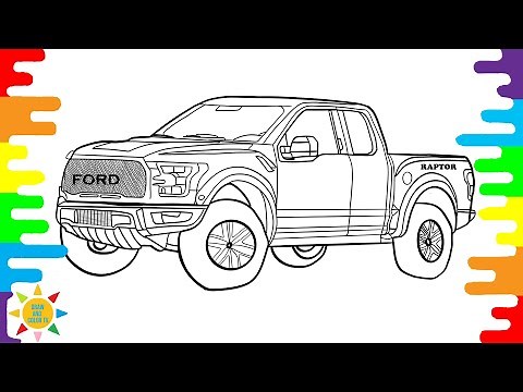Ford Raptor Coloring Pages | FORD RANGER RAPTOR Coloring | Car Coloring