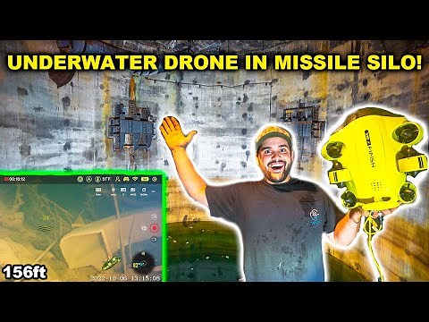 Exploring BOTTOM of the MISSILE SILO with UNDERWATER DRONE!!! (Searching for Human Remains)