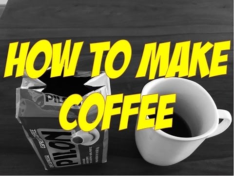 How to MAKE COFFEE without a coffee maker or Keurig