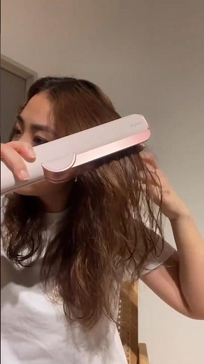 【Dyson Airstraitをお試し！】ドライからスタイリングまで、1台で自然なストレートヘアを叶えるストレートドライヤー #dyson #dysonairstrait #ダイソンヘアドライヤー