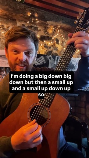 Make D DU UDU sound less BORING #guitartips #acousticguitar