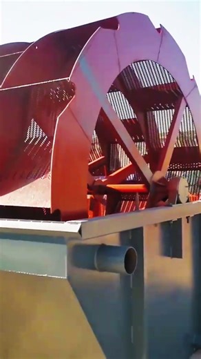 Wheel bucket sand washing machine, which can clean out the soil and impurities in the sand