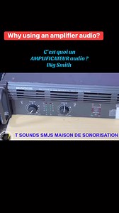 Amplifier is increase the power of the sound an make audible #crossoveraudio #AmplifyChallenge #sound #soundsystem #equalizer #audioengineer #monitoring | Ing Smith Exilus