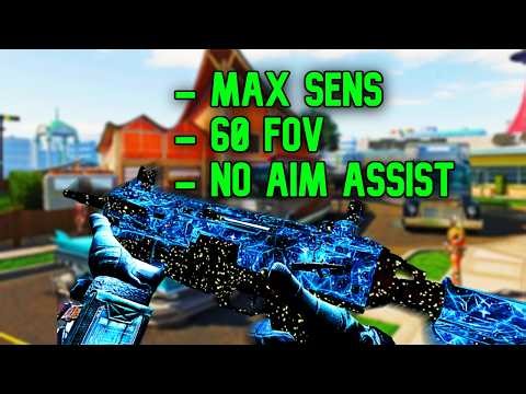 No Aim Assist, 60 FOV, and Max Sens🥲