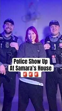 Police Show Up At Samara’s House #shorts #samaraispinkk #glowhouse