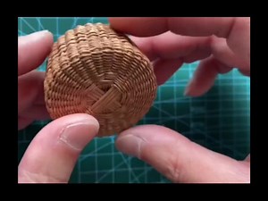 Handmade Rattan Miniature Basket for Tiny Jars & Bottles, Vintage Dollhouse Miniature Furniture, Miniature Storage for Dollhouse - Etsy