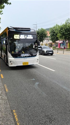 울산 432번 한성교통 1911호 2026년 1월식 현대자동차 일렉시티2 전기버스 EV⚡️저상 입석 일반버스 승차영상 [2026.08.27]