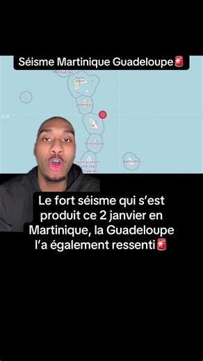Séisme en Martinique Ressenti en Guadeloupe